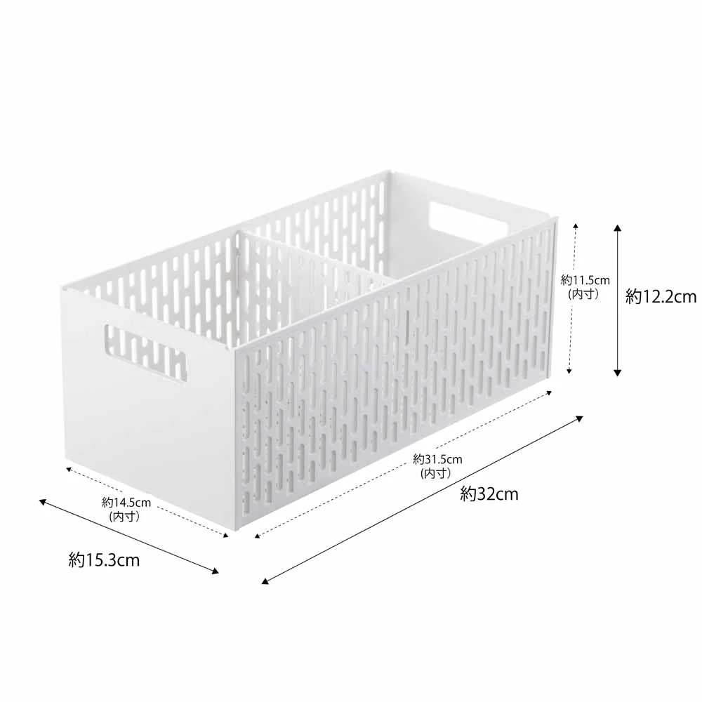 עגלת אחסון 2 סלסלות לבן - Image 9