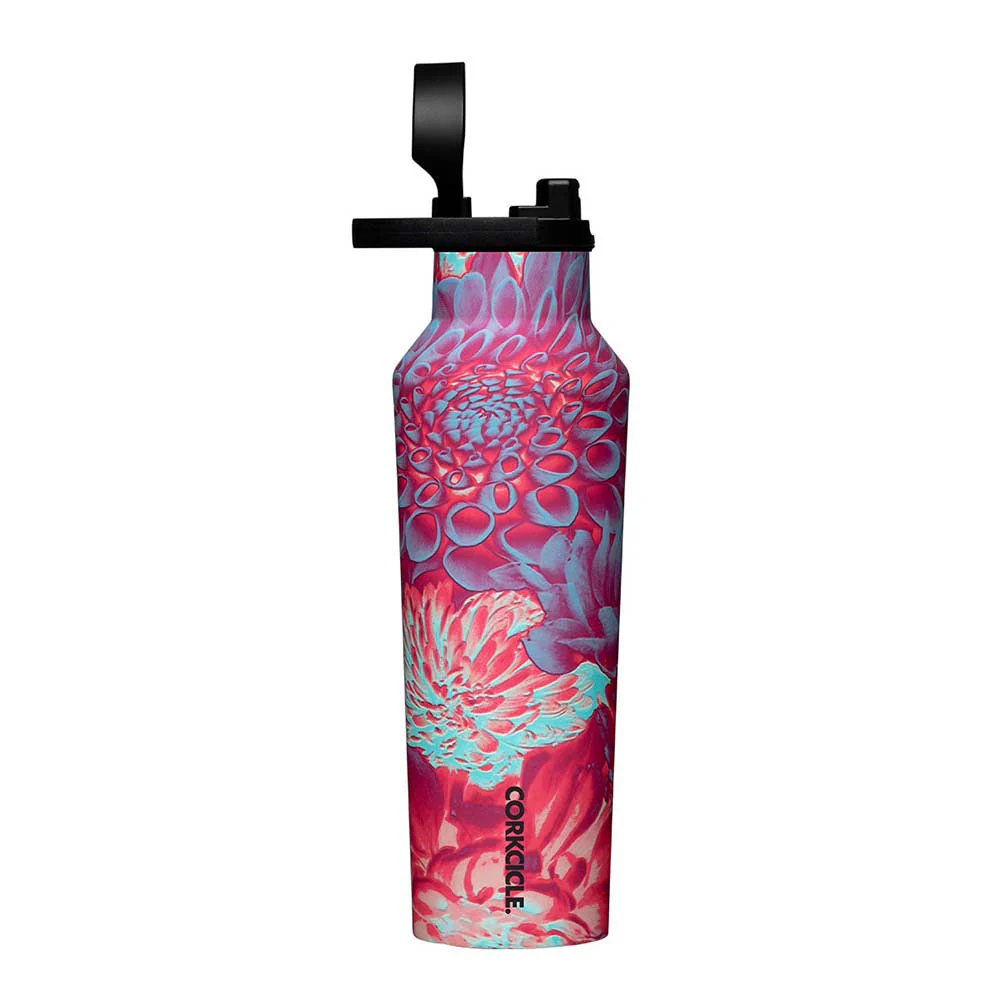 בקבוק 570ML CANTEEN פרחוני פיית ספורט - Image 4