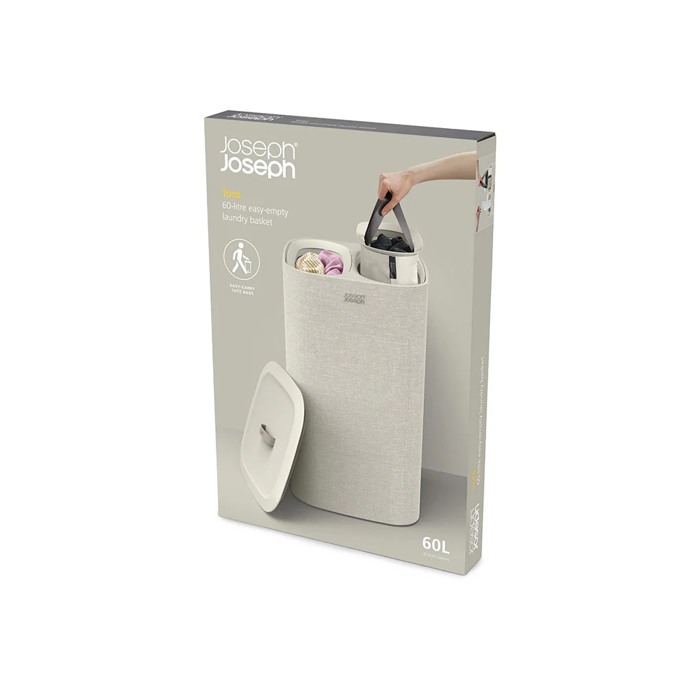 סל כביסה Tota 60L בז' - Image 12