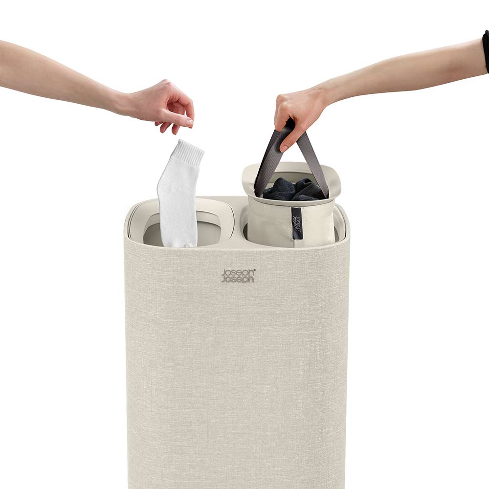 סל כביסה Tota 60L בז' - Image 6