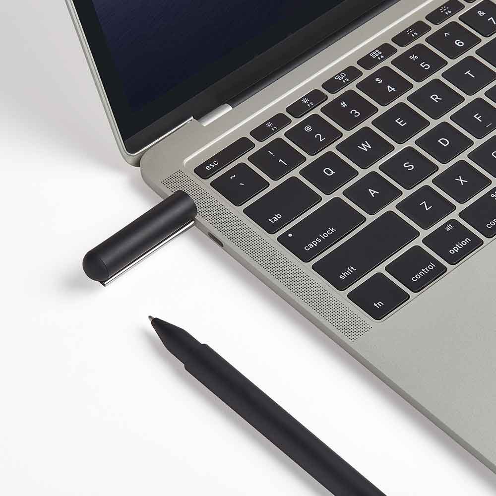 עט + כונן USB-C - שחור - Image 2