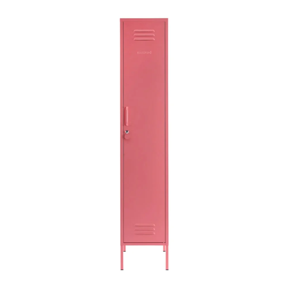 ארון מתכת Skinny ורוד כהה