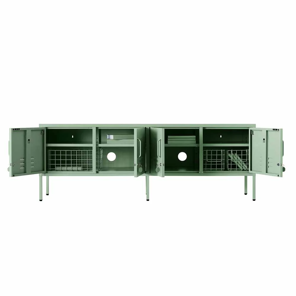 ארון מתכת Standard ירוק מרווה - Image 6