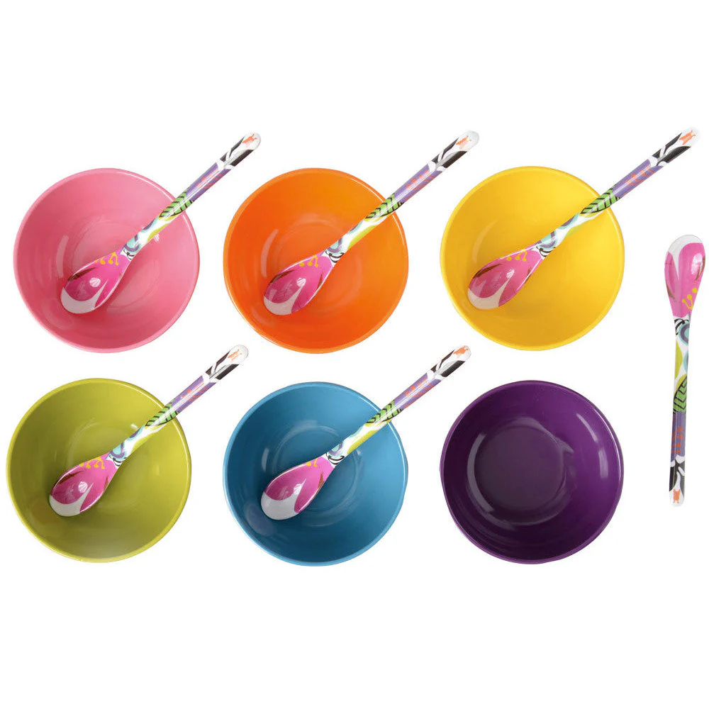 סט 6 קערות מיני צבעוני - Image 3