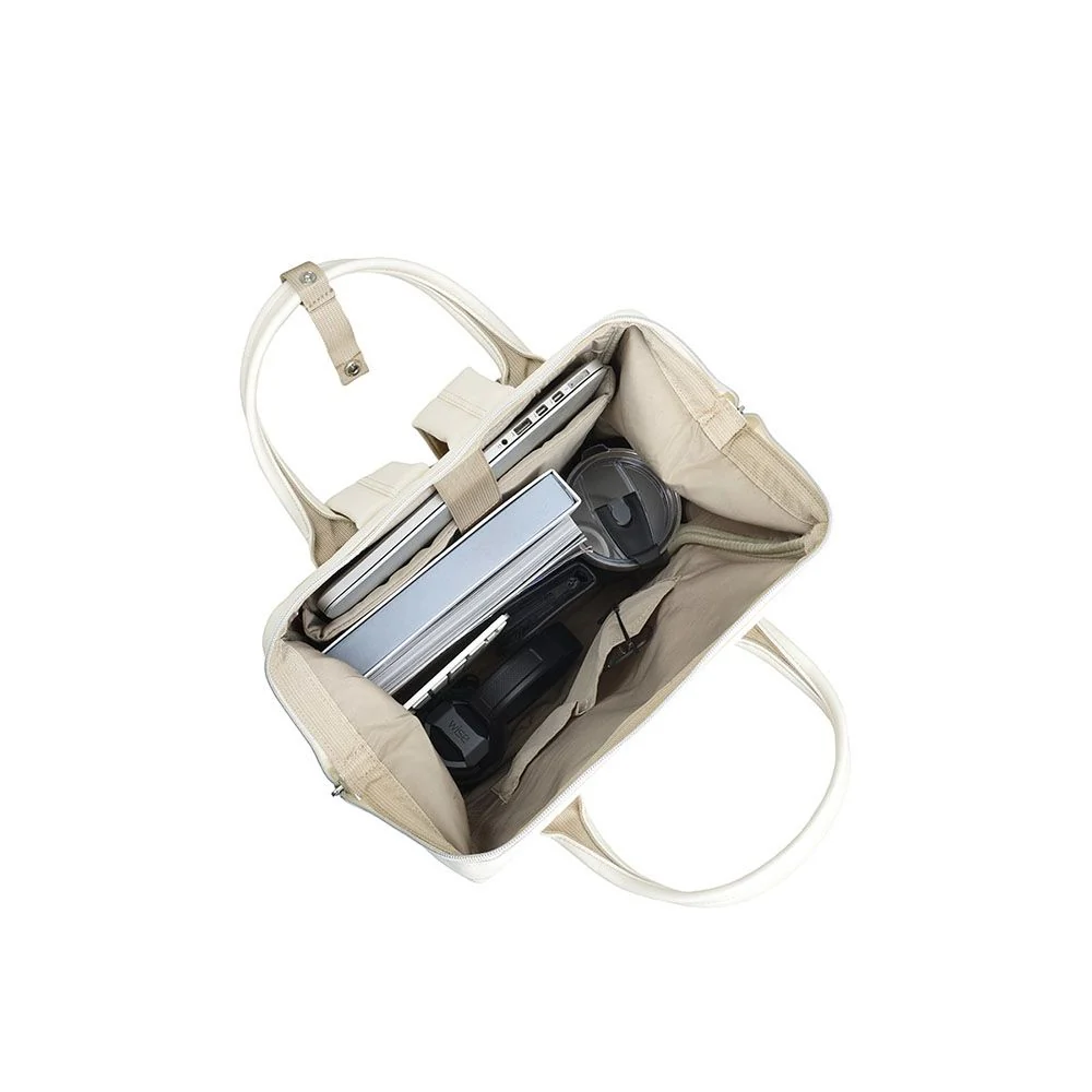 תיק גב RETRO L לבן 3773 - Image 2