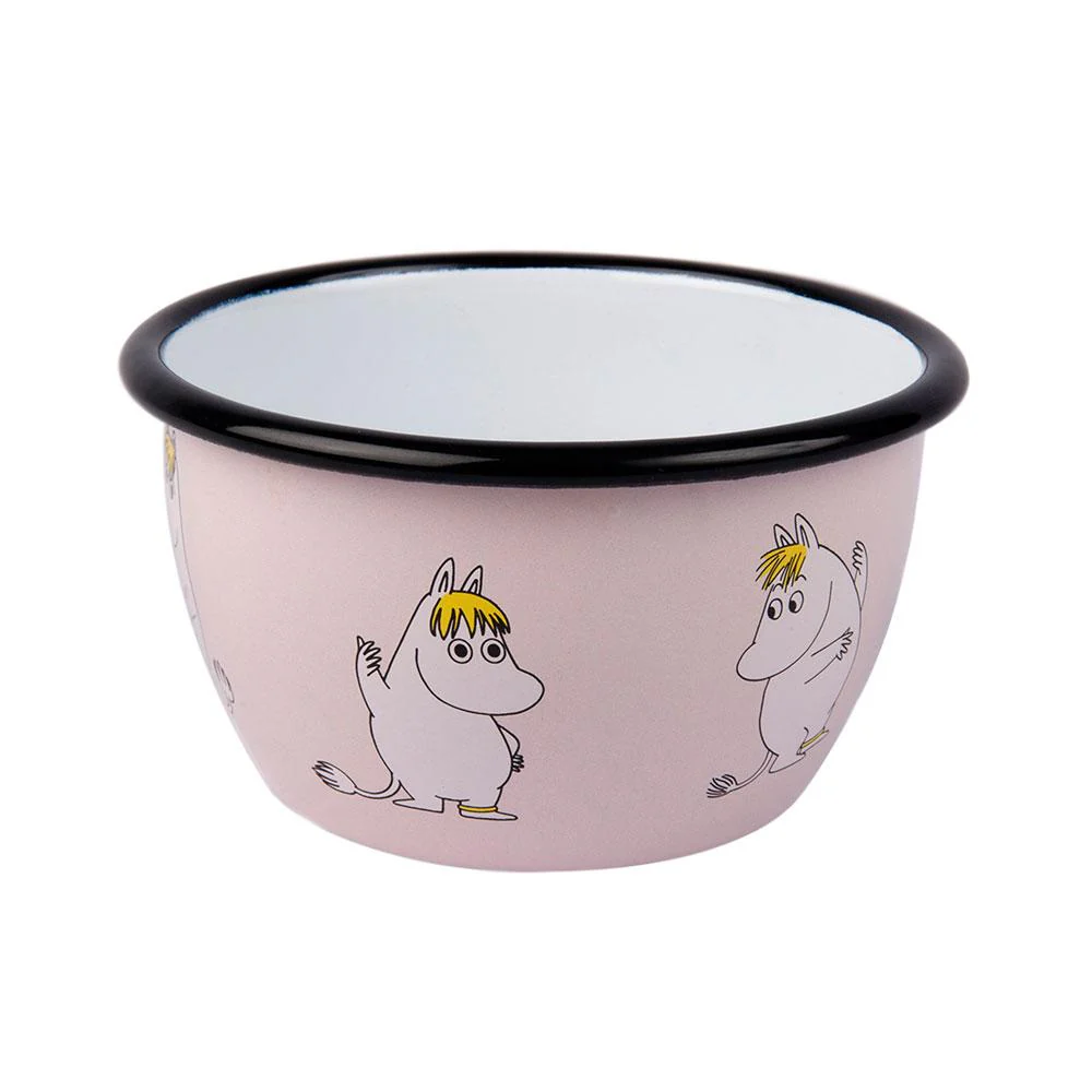 קערת אמייל snorkmaiden light pink M