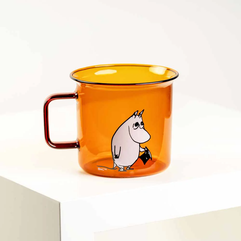 ספל זכוכית Moominpappa כתום - Image 4
