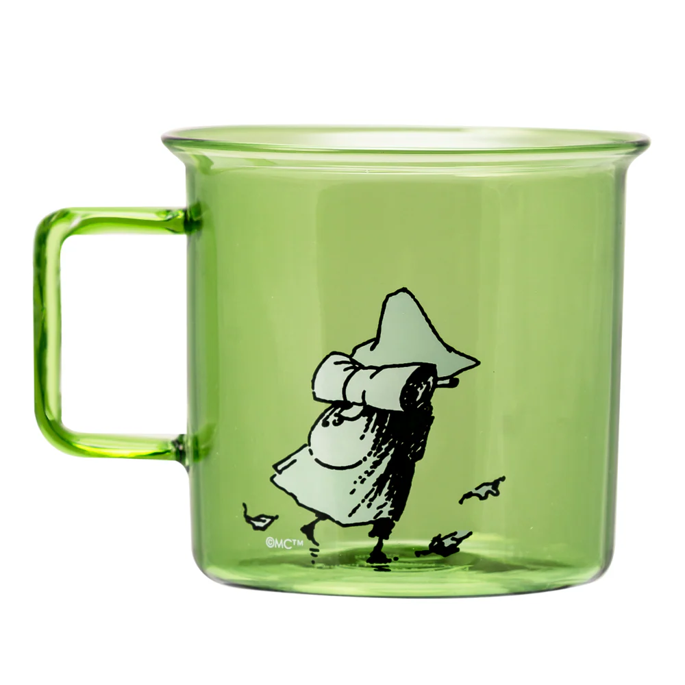 ספל זכוכית Snufkin ירוק - Image 2