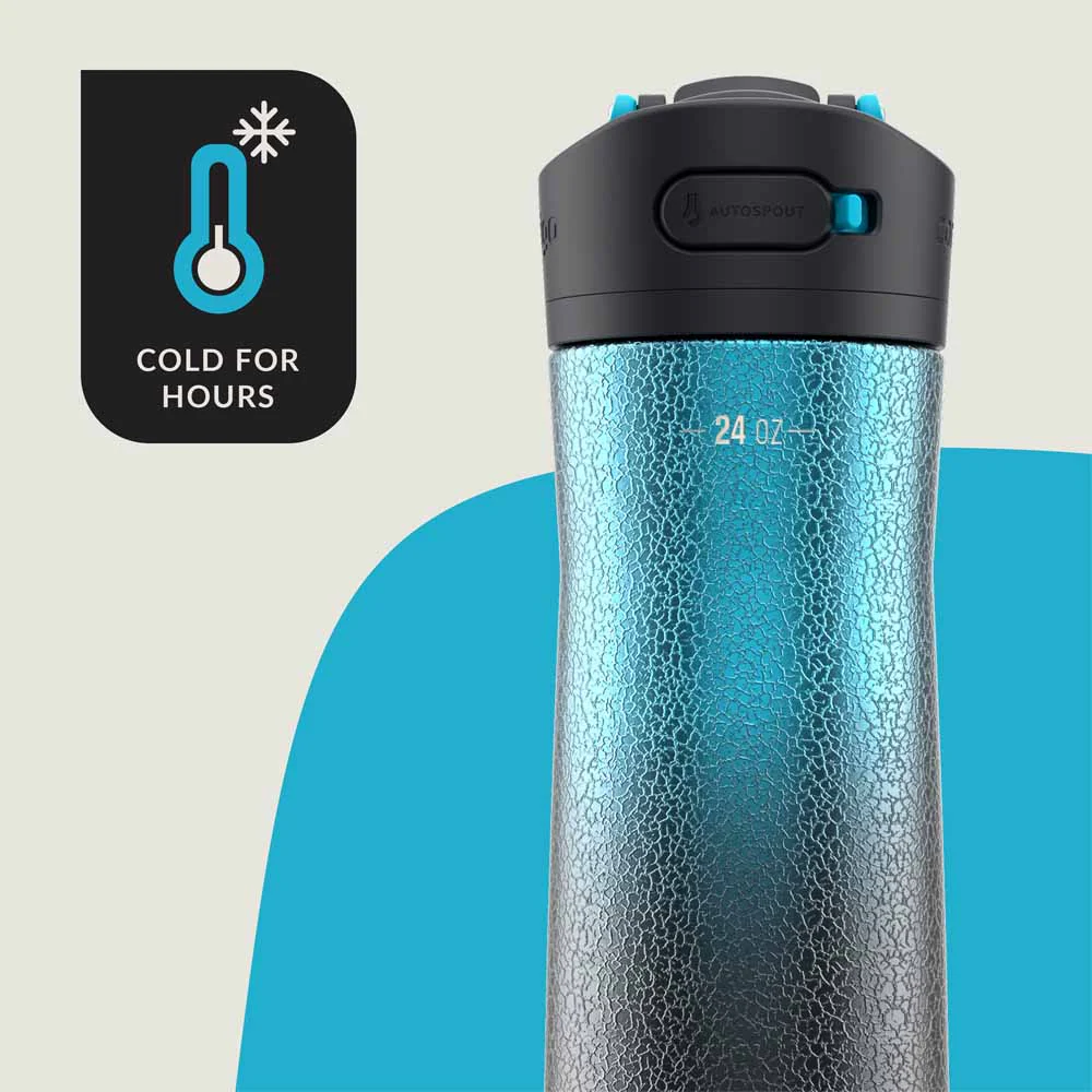בקבוק מתכת ASHLAND CHILL 2.0 כחול אומברה 720 מ"ל - Image 3