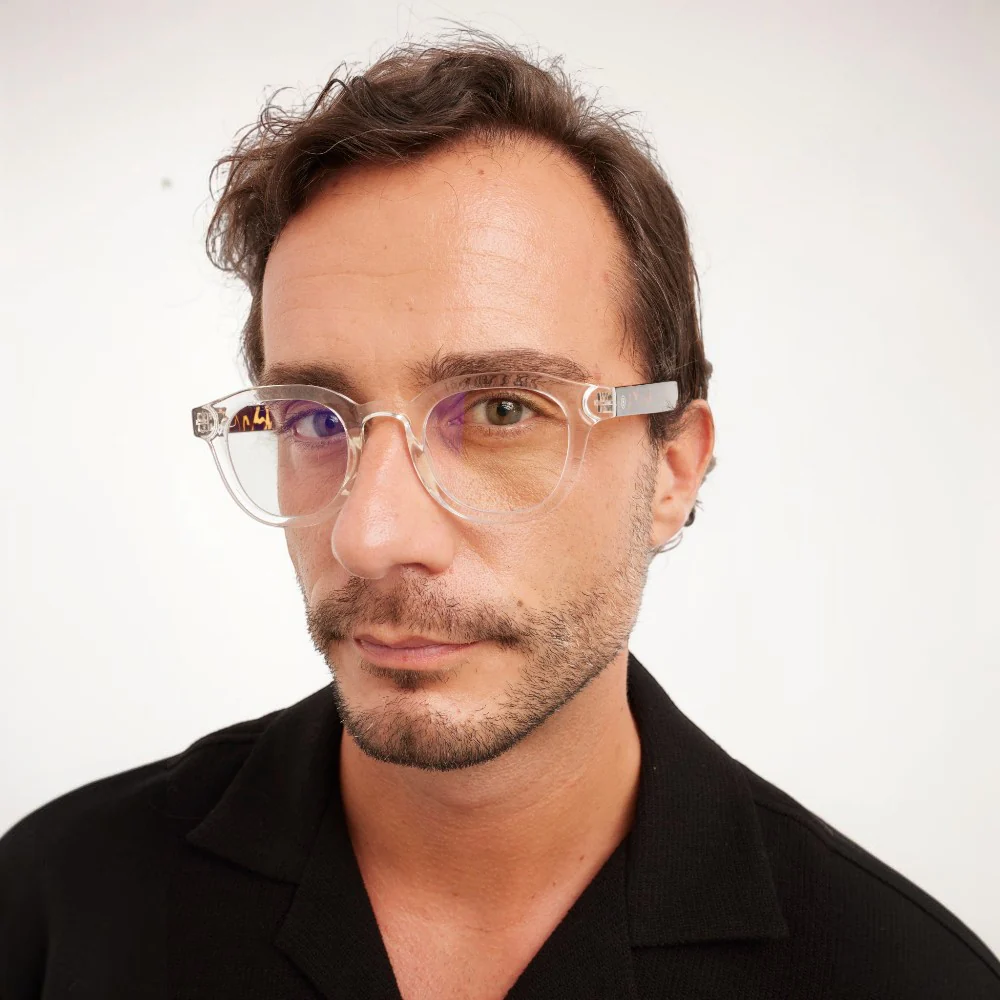משקפי קריאה ANDY שקוף קומבי מבריק +2.5 - Image 2
