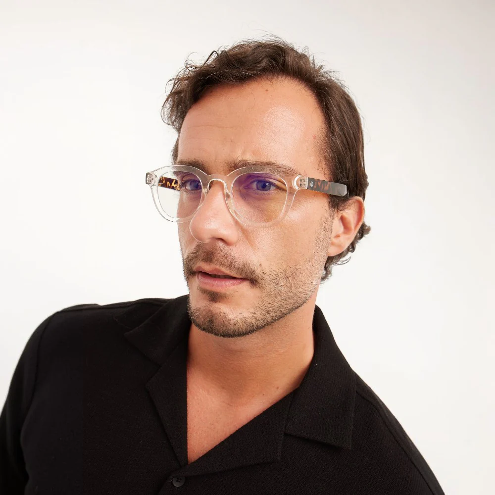 משקפי קריאה ANDY שקוף קומבי מבריק +2.5 - Image 4