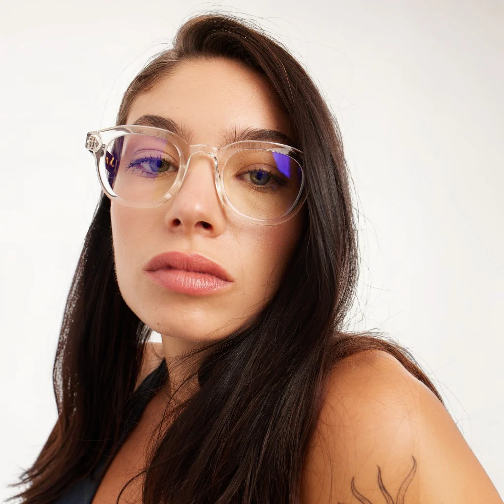 משקפי קריאה ANDY שקוף קומבי מבריק +2.5 - Image 7