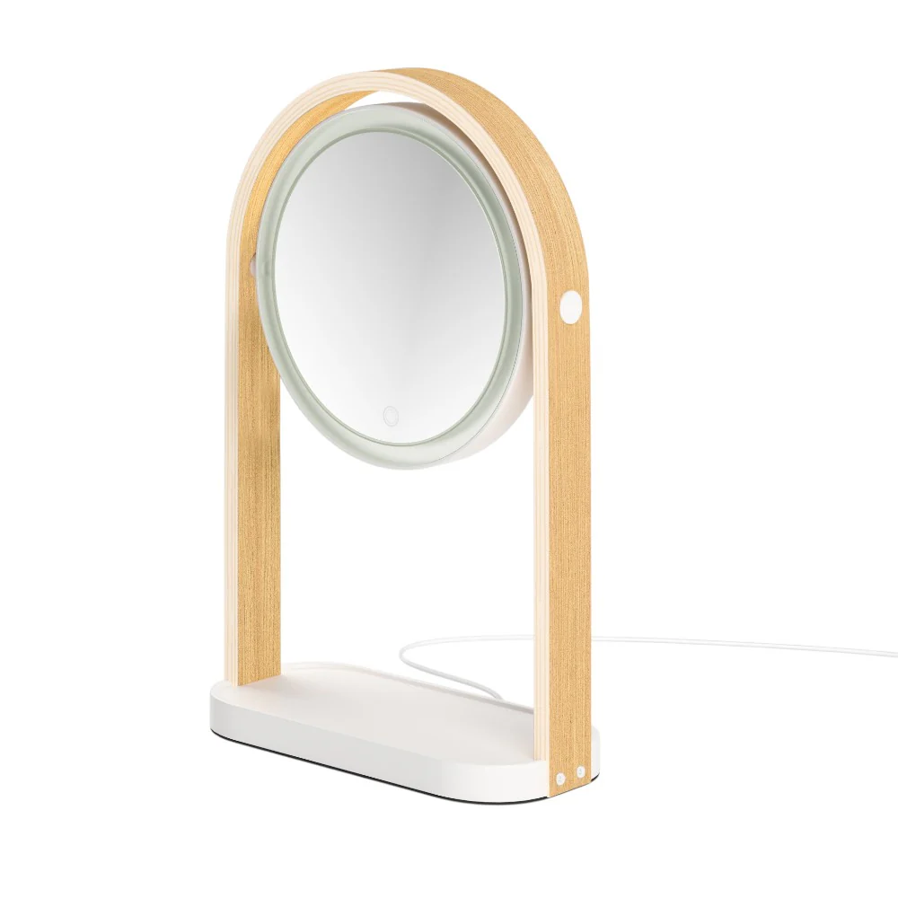מראה עומדת עם מדף ותאורת לד VANITY