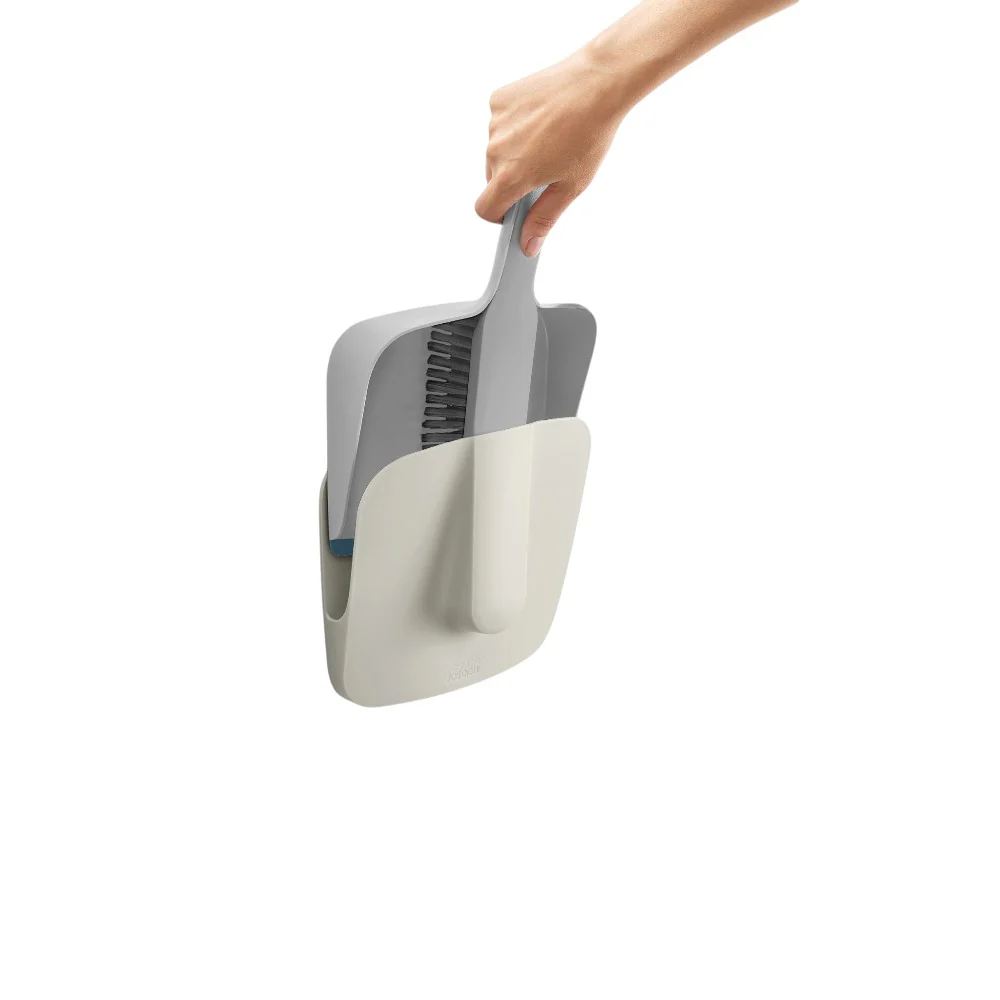 סט יעה ומברשת CleanStore אפור - Image 3