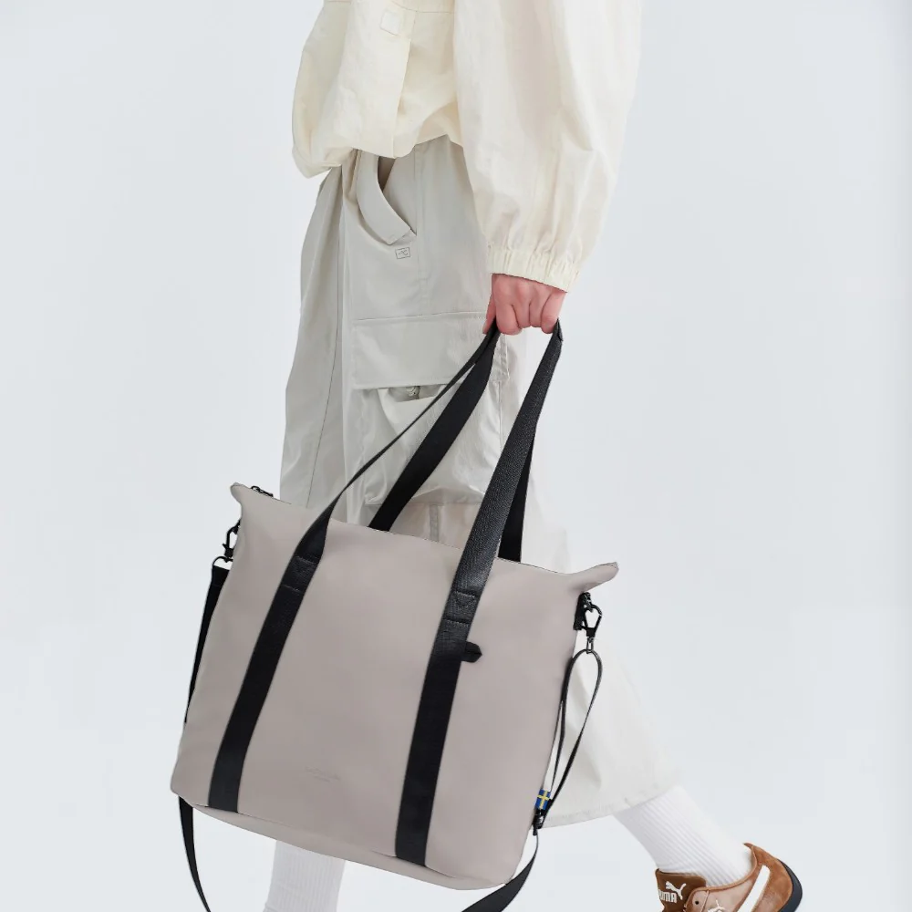 תיק SHOPPER DASH בז' - Image 2