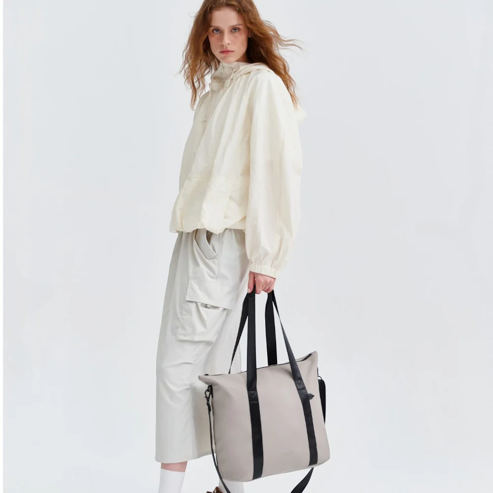 תיק SHOPPER DASH בז' - Image 3