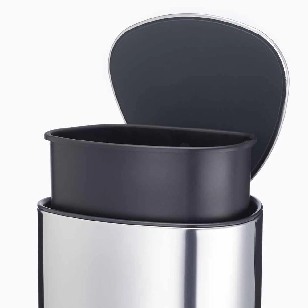 פח לשירותים EasyStore Luxe כסוף - Image 5