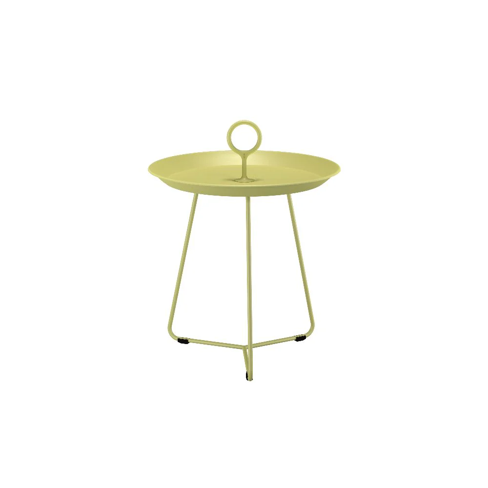 שולחן צד מתכת EYELET צהוב לימון 45 ס"מ