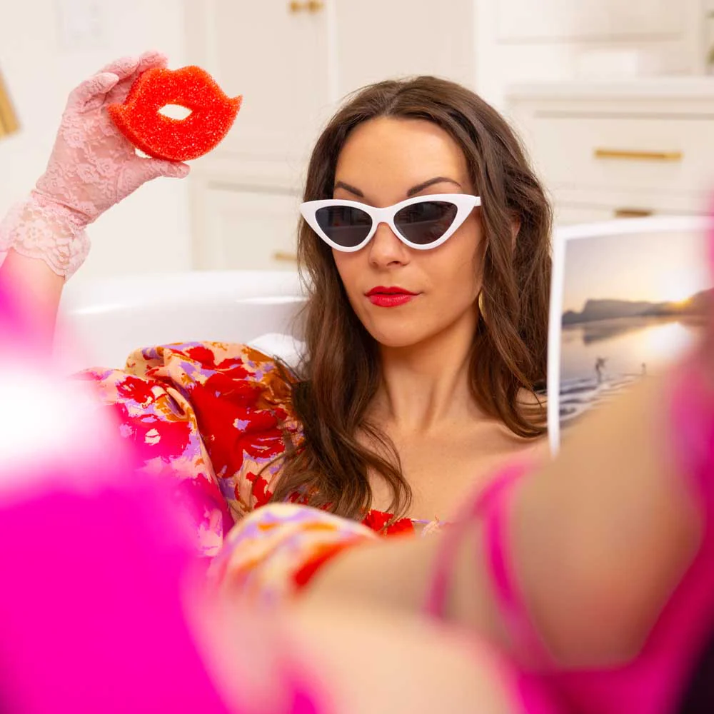 כרית קרצוף KISS אדום - Image 18