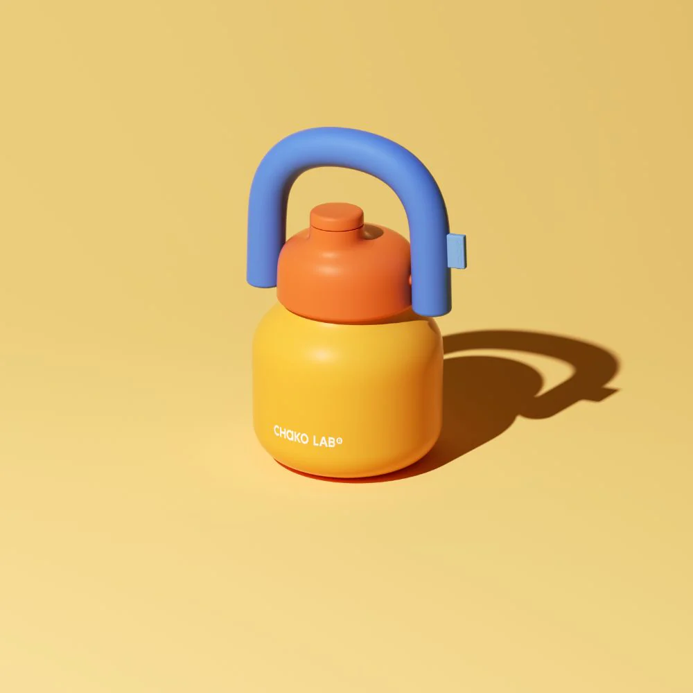 בקבוק Linlin נירוסטה צהוב 1000 מ״ל - Image 4