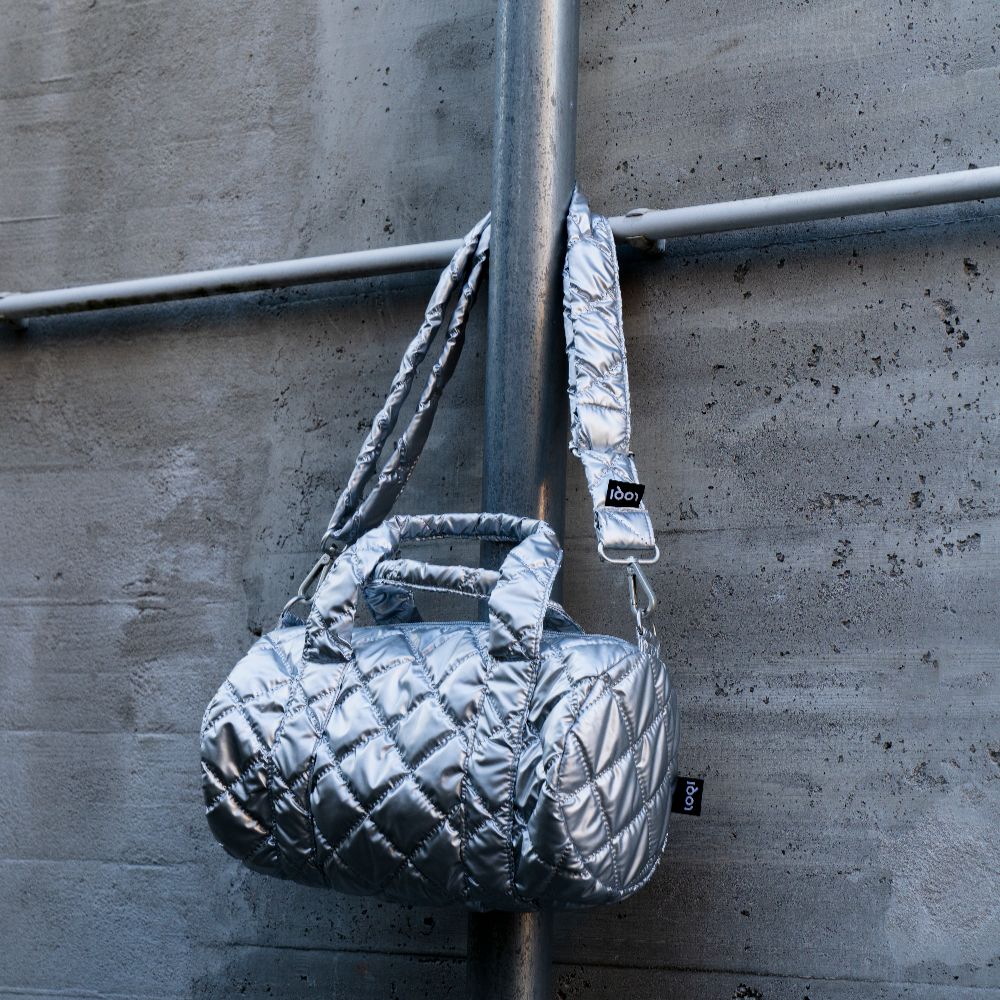 תיק סופש Silver Puffy - Image 3