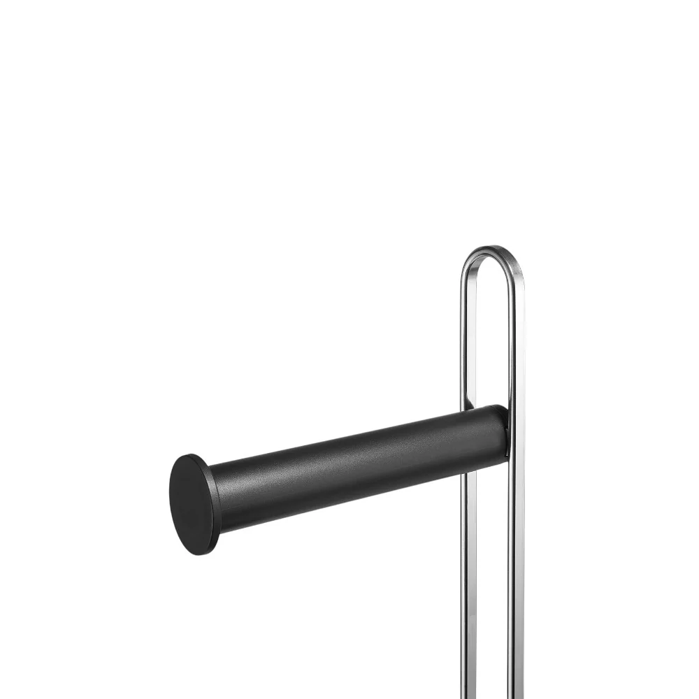 מעמד לנייר טואלט עם אחסון פנימי EasyStore שחור - Image 12