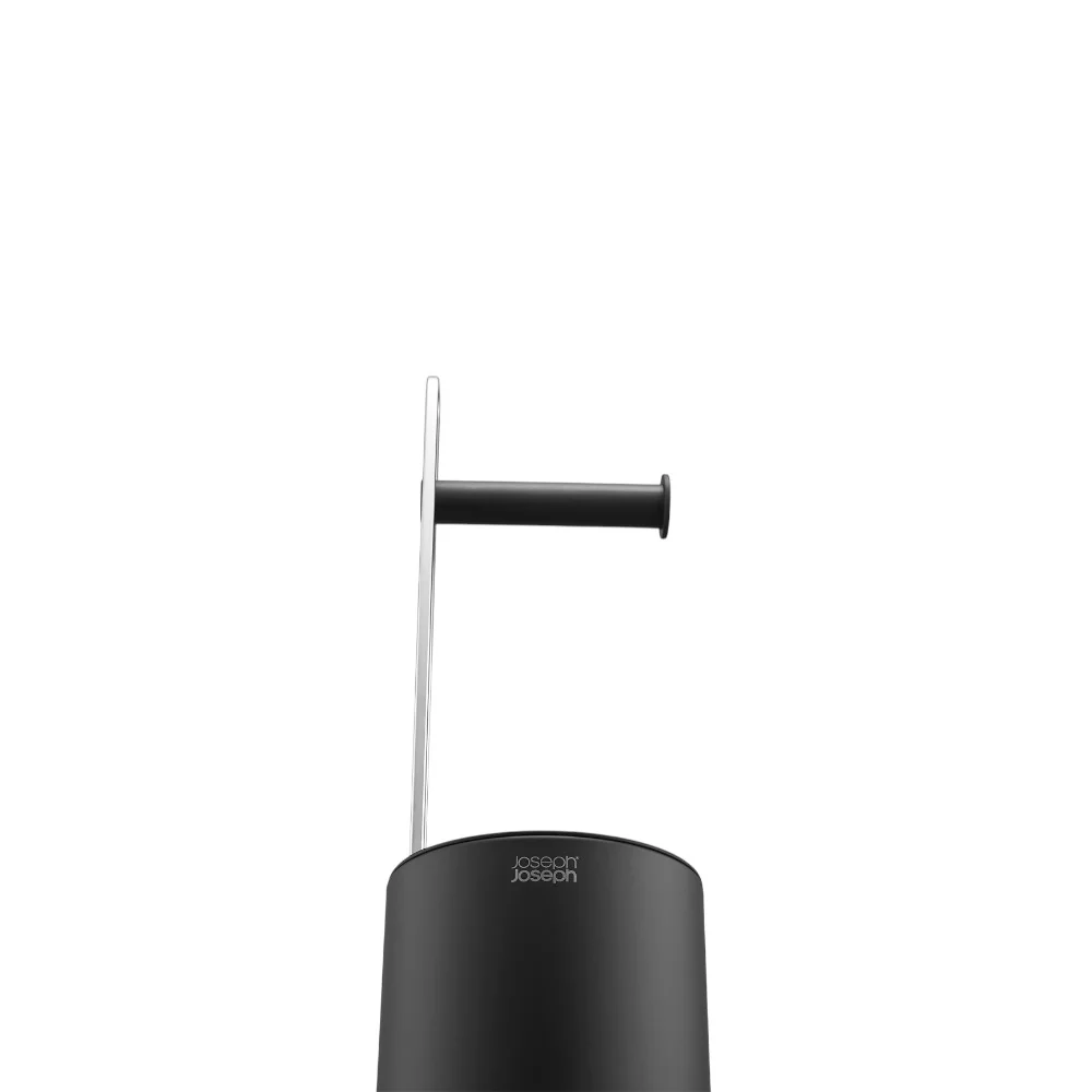 מעמד לנייר טואלט עם אחסון פנימי EasyStore שחור - Image 13