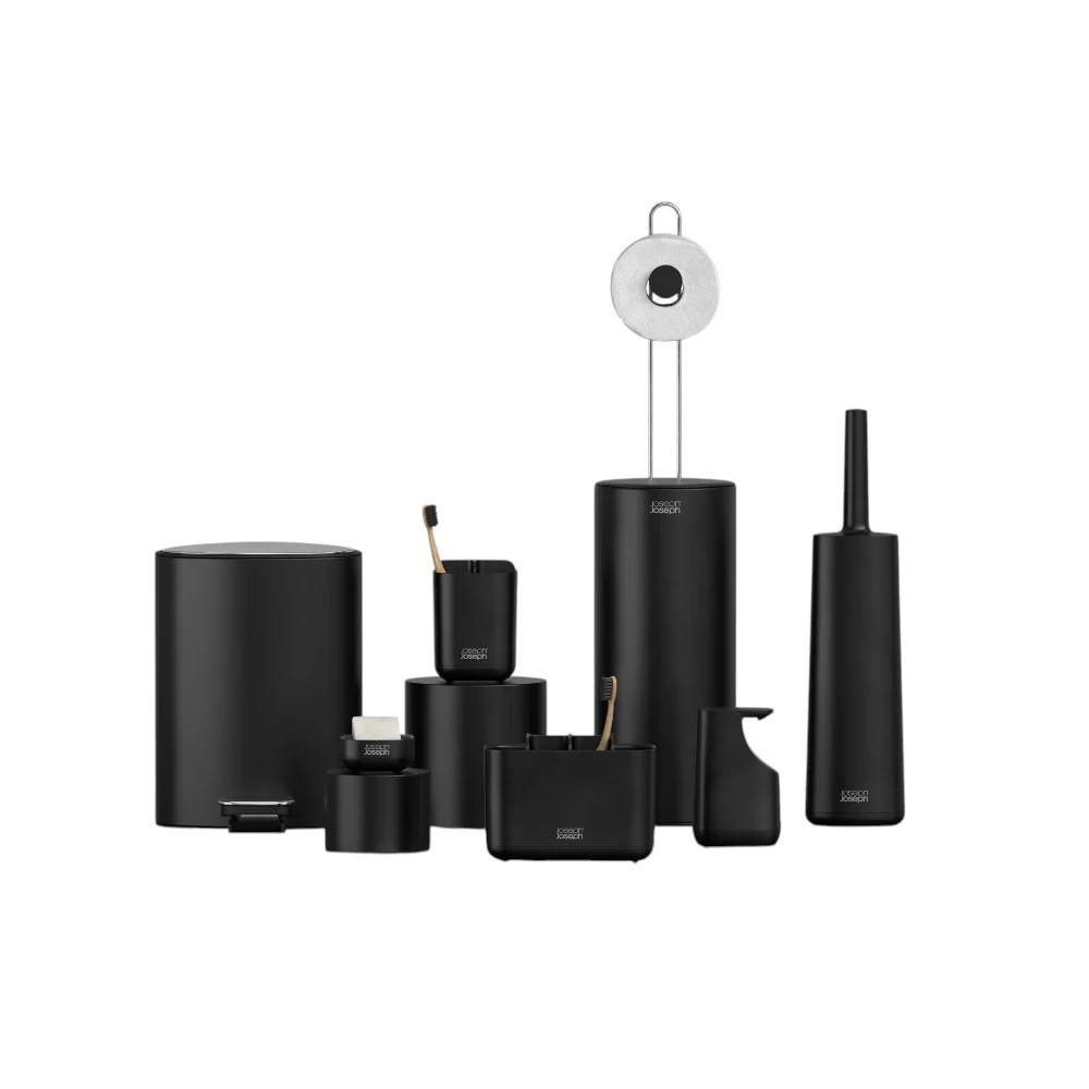 מעמד לנייר טואלט עם אחסון פנימי EasyStore שחור - Image 6