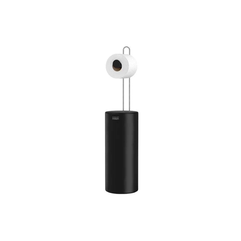 מעמד לנייר טואלט עם אחסון פנימי EasyStore שחור - Image 8