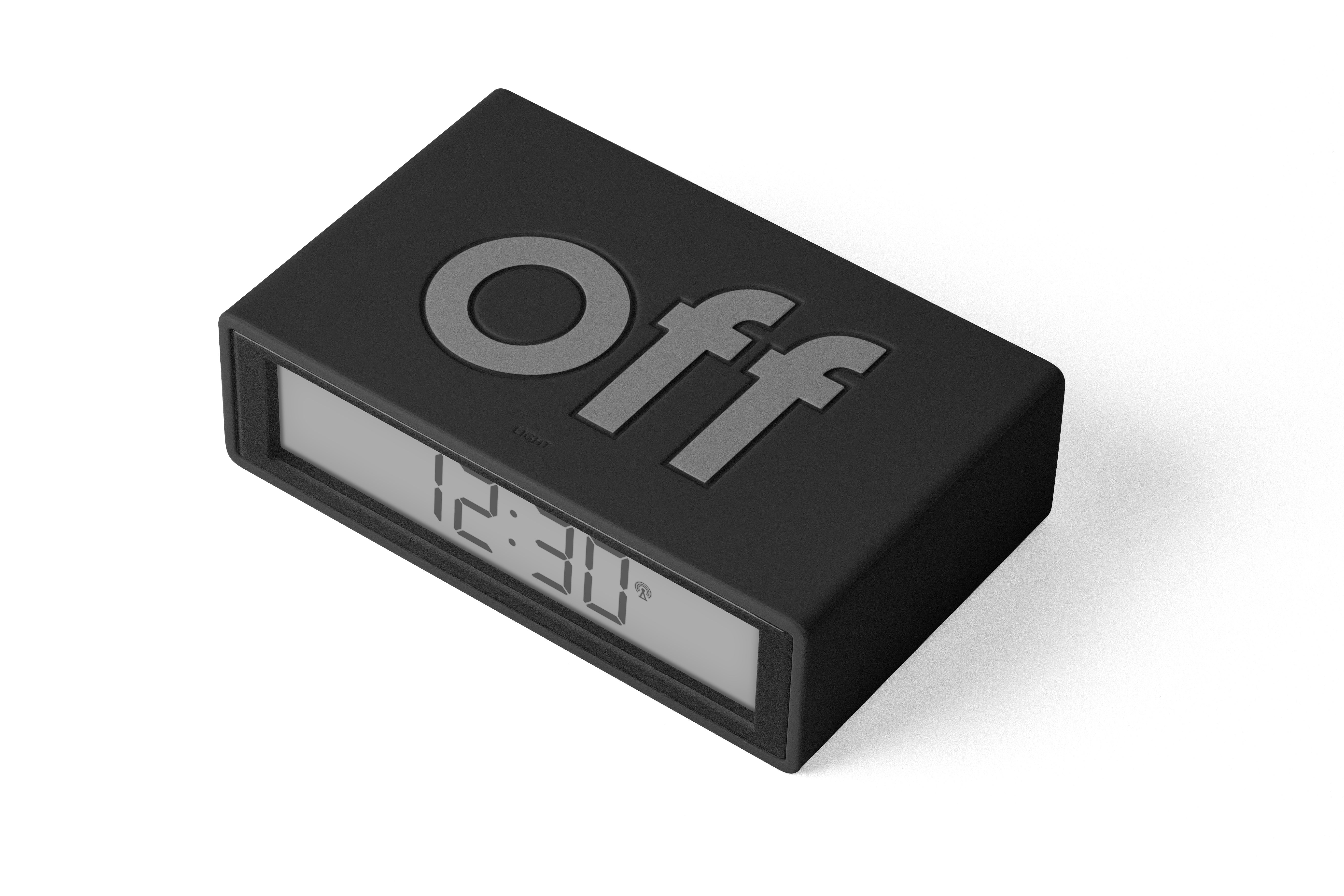 שעון מעורר FLIP שחור גומי - Image 3