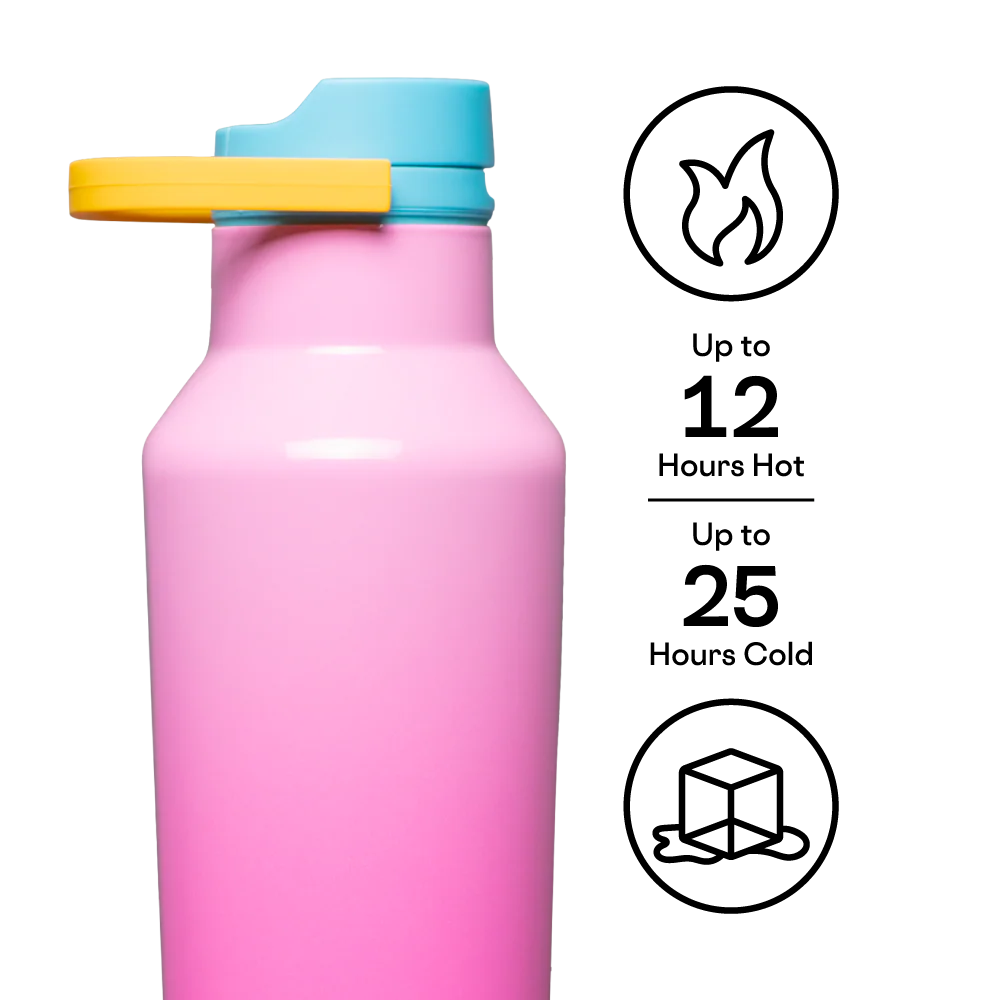 בקבוק מתכת Sport Canteen 590ML ורוד מסטיק - Image 2