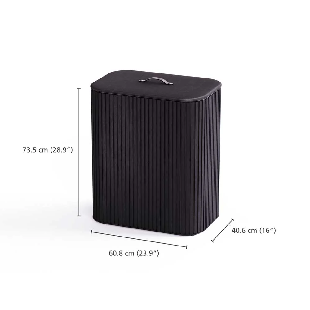 סל כביסה TOTA TRIO LUXE 90L שחור - Image 25