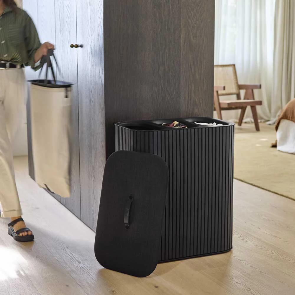 סל כביסה TOTA TRIO LUXE 90L שחור - Image 9