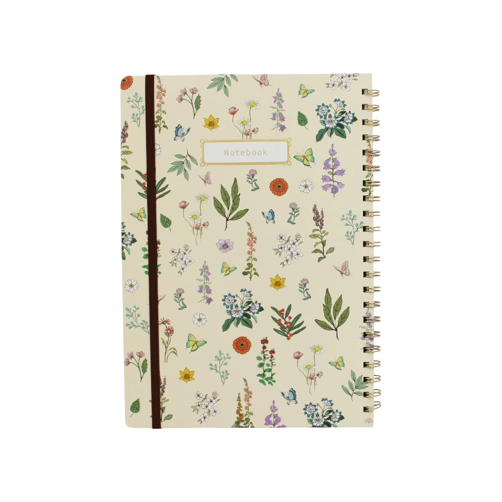 מחברת A4 ספירלה Wildflowers