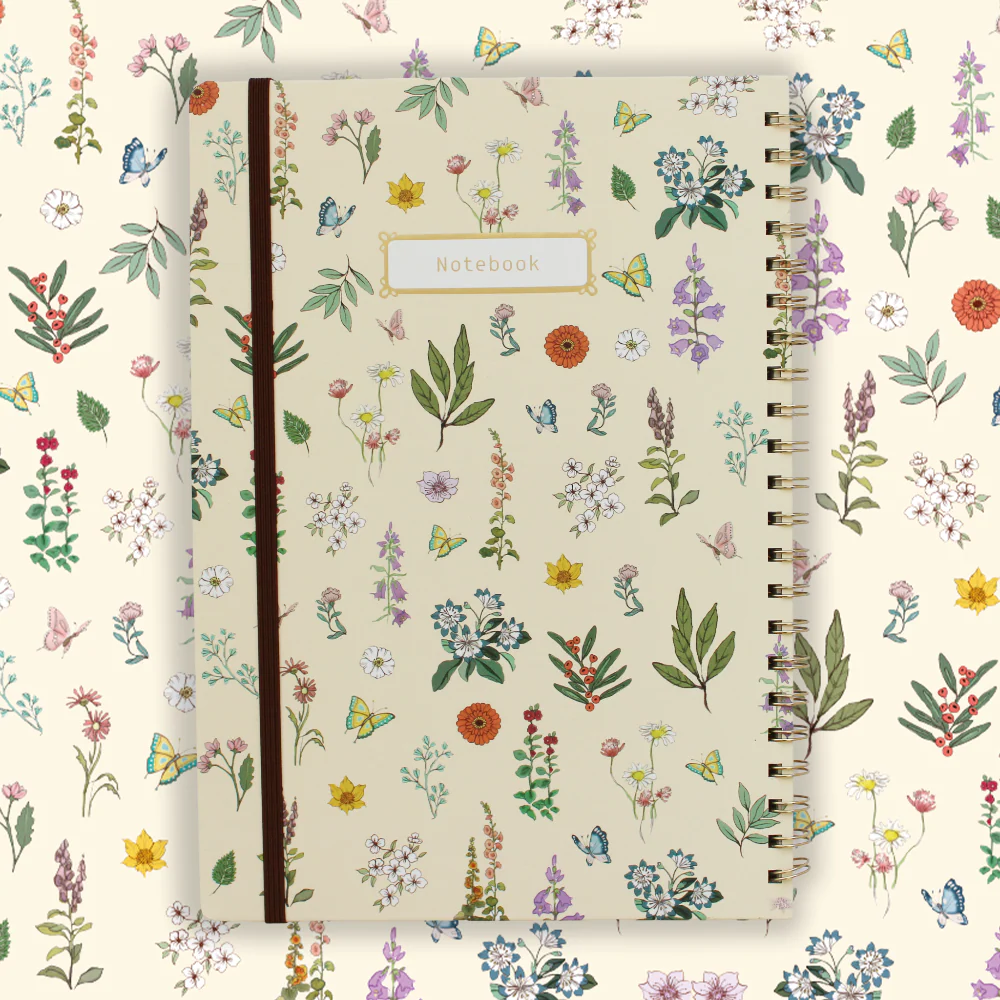 מחברת A4 ספירלה Wildflowers - Image 3
